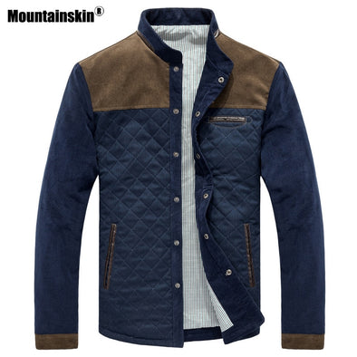Mountainskin Spring Autumn Men's Jacket Baseball Uniform Slim Casual Coat Mens Brand Clothing Fashion Coats Male Outerwear SA507